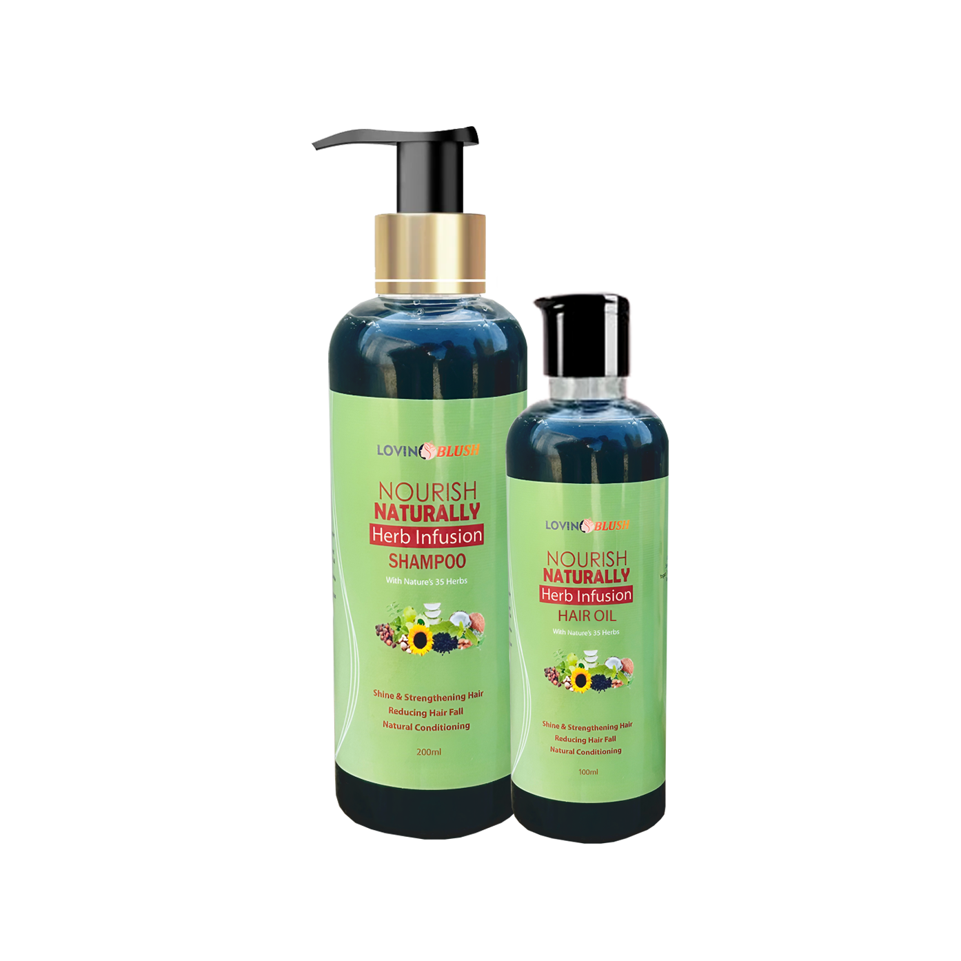 Nourish Naturally 35 Herb Infusion Hair COMBO